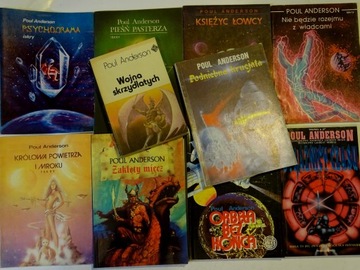 10x POUL ANDERSON PSYCHORAMA PIEŚŃ PASTERZA ŁOWCY