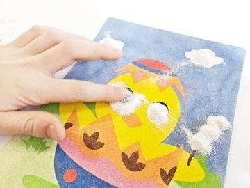 ПАСХАЛЬНЫЙ ИГРОВОЙ НАБОР, НО ТВОРЧЕСКИЕ ПАРЫ, РАСКРАСКИ ПЕСОЧНОГО ЗАЙЧИКА