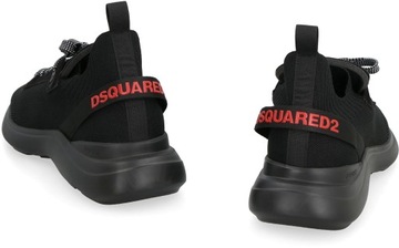 DSQUARED2 Fly włoskie sneakersy buty BLACK ITALY roz.40