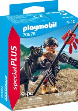 PLAYMOBIL Wojownik z panterą Special Plus 70878
