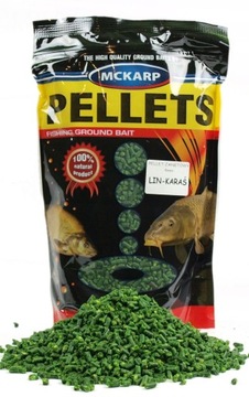 LIN KARAŚ 4mm PELLET zanętowy 1kg feeder MCKARP
