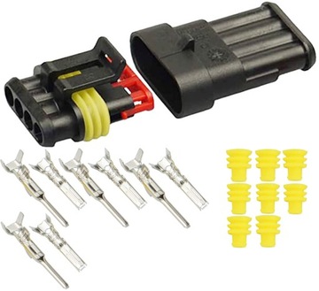 KOSTKA WTYK ZŁĄCZE HERMETYCZNE SUPERSEAL 4 PIN
