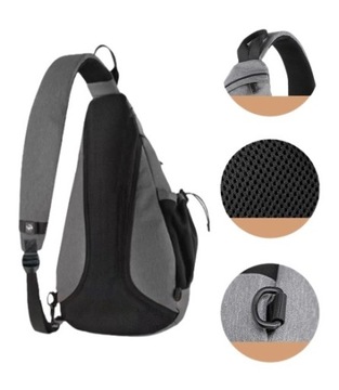 Сумка для рюкзака в почках для одного плеча паруса муниципального поперечного тела