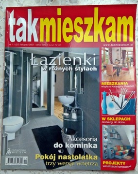 MAGAZYN TAK MIESZKAM nr 11 listopad 2007 Łazienki