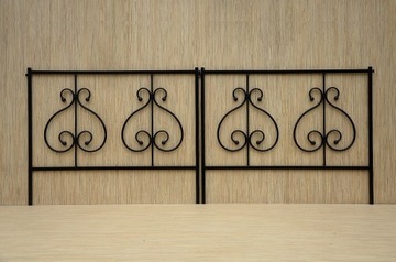 PŁOTEK OGRODOWY METALOWY 100 x 80 cm do ogrodu