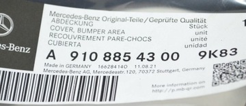 MERCEDES SPRINTER 907 910 РАМА ГАЛОГЕННАЯ РЕШЕТКА ЛЕВАЯ