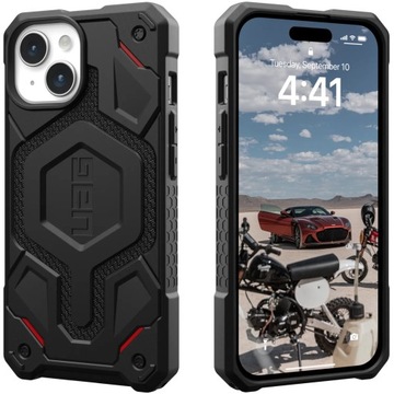 ETUI URBAN ARMOR GEAR UAG MONARCH KEVLAR Z MAGSAFE DO IPHONE 15 / 14 / 13