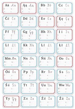 Запись и стирание - Алфавит 32 карточки + маркер