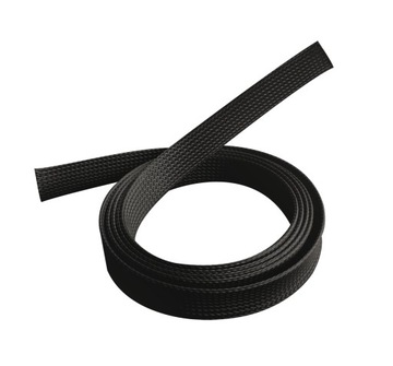 Peszel poliestrowy czarny na kable A/V 1m/40mm (1LL)