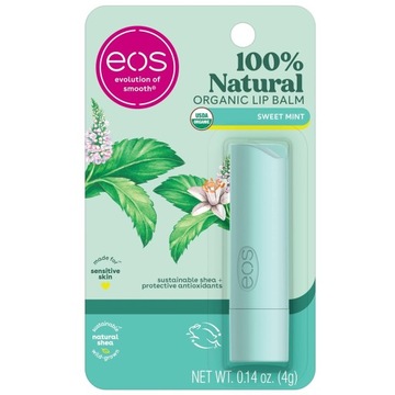 Balsam do ust Eos 100% Natural o smaku słodka mięta