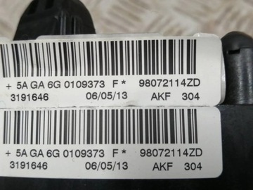 AIRBAG PEUGEOT 208 I 2008 ULOŽENÍ ŘIDIČE ORIGINÁLNÍ 98072114ZD