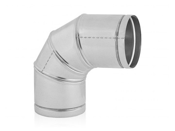 Kolano nastawne, regulowane 0-90* 100mm ocynk