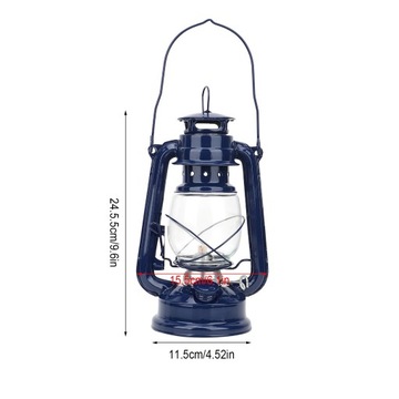 Vintage Lampa Naftowa Żelazna Latarnia Lampa Nafto