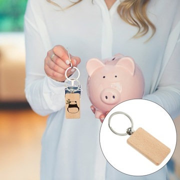 20шт деревянные брелки с гравировкой DIY надписи