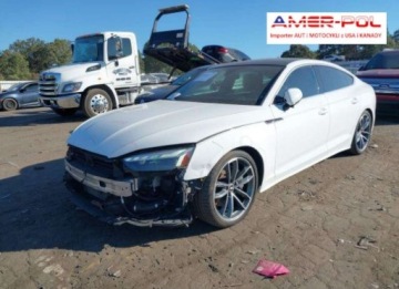 Audi A5 F5 2021 Audi a5 2021, 2.0L, 4x4, PREMIUM PLUS, od ubezpieczalni 2.0 Benzyna 261KM