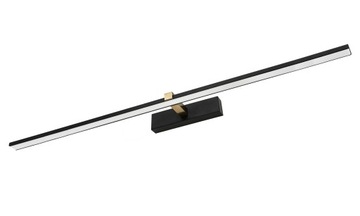 KINKIET ŁAZIENKOWY LED 24W CZARNO-ZŁOTY METAL IP44