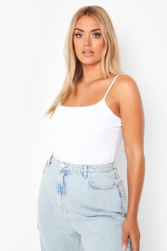 BOOHOO BODY BIAŁE NA RAMIĄCZKACH 48 DCC