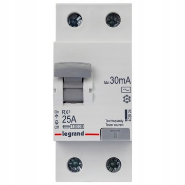 Wyłącznik różnicowoprądowy 25A Legrand RX3 402024