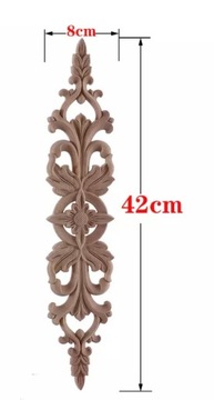 Drewniany dekor ozdoba renowacja sztukateria 42 cm