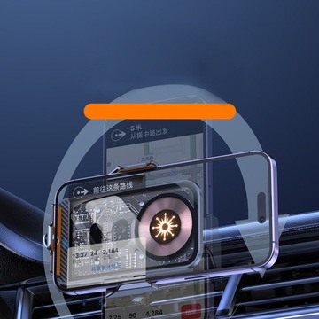 АВТОДЕРЖАТЕЛЬ ИНДУКТИВНОЕ БЕСПРОВОДНОЕ ЗАРЯДНОЕ УСТРОЙСТВО ДЛЯ ТЕЛЕФОНА 2В1 15ВТ