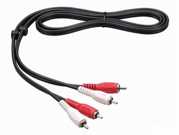 Kabel 2x Cinch RCA M/M Ekranowany 1,5m. THOMSON
