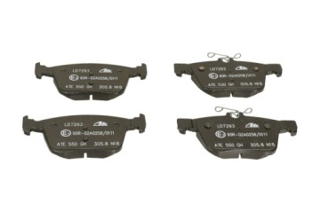 КОМПЛЕКТ ТОРМОЗНЫХ КОЛОДОК ATE, ДИСКОВЫЕ ТОРМОЗА 1