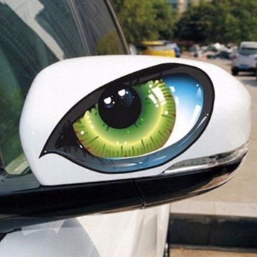 3D стерео светоотражающие наклейки для автомобиля с кошачьими глазами