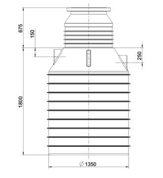Подземный резервуар для дождевой воды 2275L WR-01 JFC + БЕСПЛАТНЫЕ ПОДАРКИ