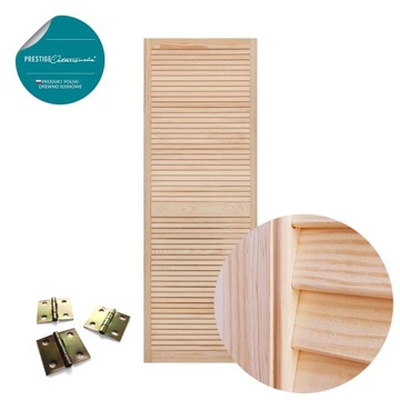 Drzwiczki ażurowe sosnowe 59,4 x 170 Fronty szuflady producent drewna diy