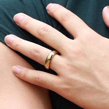 ZŁOTA WOLFRAMOWA OBRĄCZKA WŁADCA PIERŚCIENI r.12