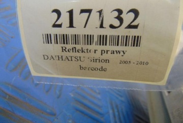 DAIHATSU SIRION SVĚTLOMET PRAVÝ