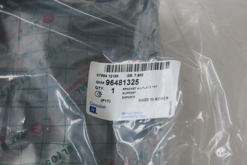 SKŘÍŇKA PODLOŽKA TABULKY SPZ CHEVROLET AVEO T200 -OE 96481325