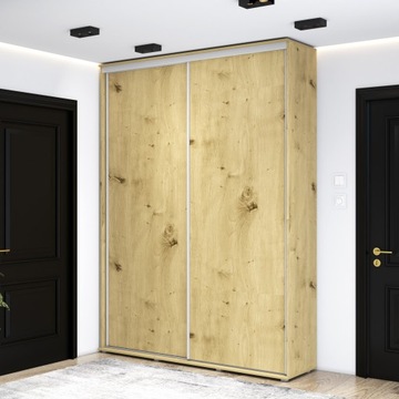 Шкаф-купе VERA ALU 190x242x45 ВЫСОКИЕ ПОЛКИ