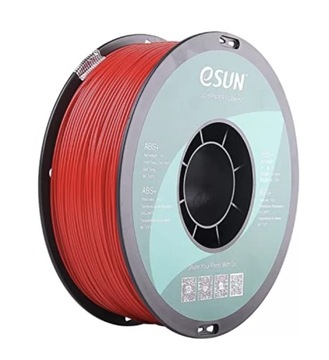 Filament eSUN ABS+ Czerwony 1,75mm Red