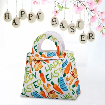Wielkanocne torby na prezenty dla dzieci. Uchwyt na ciasteczka