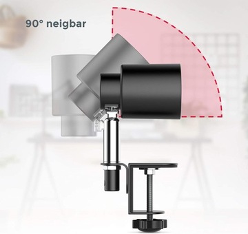 LAMPKA NOCNA DO PÓŁKI - IMADŁO - LED 5W - CZARNA