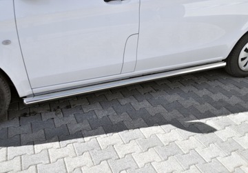 Патрубки боковых порогов OPEL Vivaro LONG 2004-2019 гг.