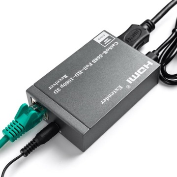 Конвертер сигналов HDMI в LAN Набор передатчиков дистанционного управления Передатчик + приемник