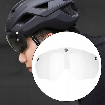 Kask rowerowy Soczewki Pyłoszczelne Gogle żółte