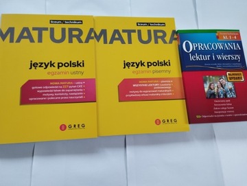 Matura JĘZYK POLSKI Ustny Pisemny, Opracowania 1-4