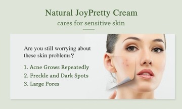 JoyPretty Крем для лица от прыщей на травах и шрамов от прыщей