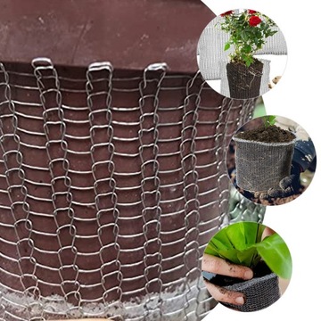 Kosz do ochrony korzeni roślin Metalowa siatkowa torba namiotowa