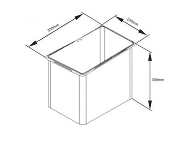 КОНТЕЙНЕР ДЛЯ СЕГРЕГАЦИИ МУСОРОВ БАНКА ФИЛЬТР АНТИ-ЗАПАХ 20Л