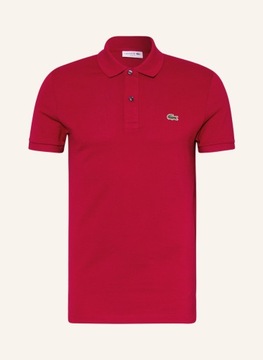 Koszulka bordowa polo Lacoste S (46)