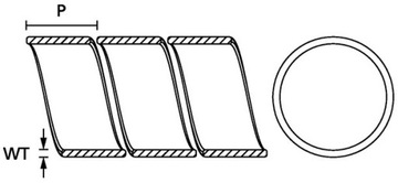 СПИРАЛЬНЫЙ ШЛАНГ SBPE9D-PE-GY 5M 161-41205