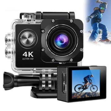 Sportovní Kamera Full Hd 4K Wifi Podvodní Voděodolná Kamera