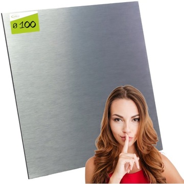 WENTYLATOR ŁAZIENKOWY FI100 HIGROSTAT ALUMINIUM