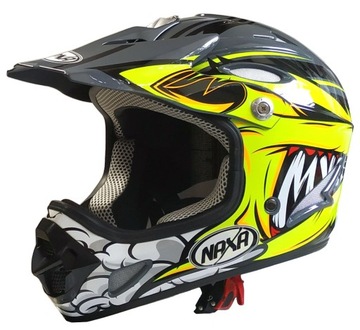 Kask rowerowy downhillowy NAXA DH2/E r.XS