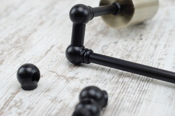 Муфта М10 черная для светильников, муфта гладкая 2см лофт своими руками