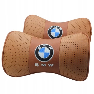 2pcs Skórzany zagłówek samochodowyu do BMW
